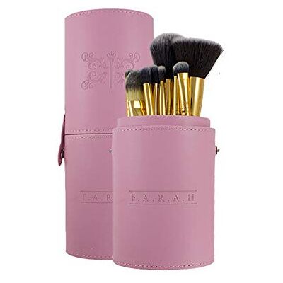 Farah Premium Makeup Brushes Foundation Face Eyeshadows Powder Concealers Blush Eye Sh Farah Premium Makeup Brushes Foundation Face Eyeshadows Powder Concealers Blush Eye Sh