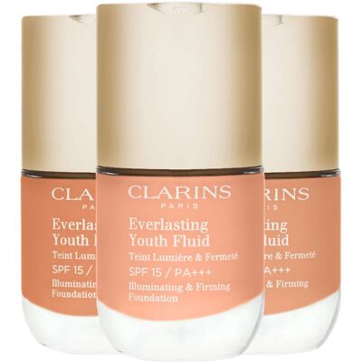 Clarins Women Everlasting Youth Fluid Foundation 118 Sienna SPF 15 - Foundation Clarins Women Everlasting Youth Fluid Foundation 118 Sienna SPF 15 - Foundation