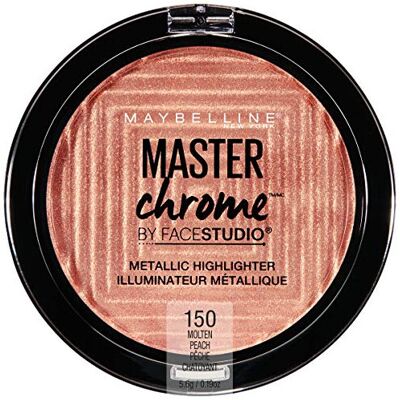 Maybelline New York Facestudio Master Chrome Metallic Highlighter Makeup Molten Maybelline New York Facestudio Master Chrome Metallic Highlighter Makeup Molten