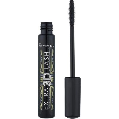 RIMMEL London Extra 3D Lash Mascara Black 8ml RIMMEL London Extra 3D Lash Mascara Black 8ml