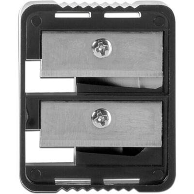 Wet n Wild Dual Makeup Sharpener, Double Cylinder Eye Pencil Sharpener for Sharp Wet n Wild Dual Makeup Sharpener, Double Cylinder Eye Pencil Sharpener for Sharp