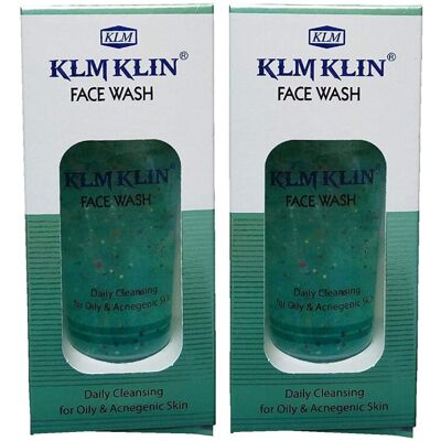 KLM KLIN Facewash (Pack Of 2 * 100 Ml) 200 Ml Face Wash KLM KLIN Facewash (Pack Of 2 * 100 Ml) 200 Ml Face Wash