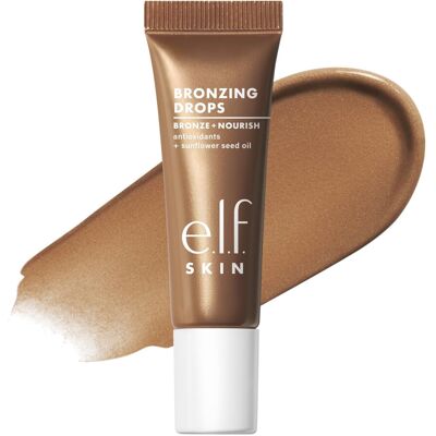 e.l.f. SKIN Bronzing Drops Mini, Liquid Face Tinted Serum with Vitamin E & Sunfl e.l.f. SKIN Bronzing Drops Mini, Liquid Face Tinted Serum with Vitamin E & Sunfl