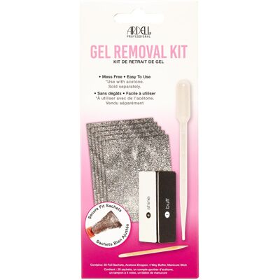 Ardell Gel Nail Polish Remover Kit - Easy At-Home Soak Off Gel for Nails with Fo Ardell Gel Nail Polish Remover Kit - Easy At-Home Soak Off Gel for Nails with Fo