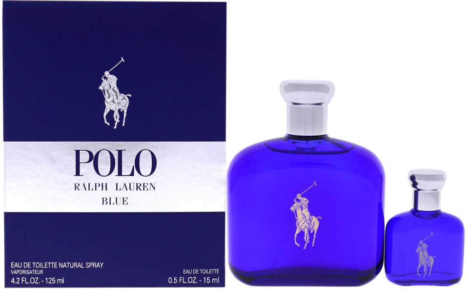 Ralph Lauren Polo Blue 125ml Eau De Toilette & 15ml Mens Gift Set