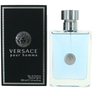 Pour Homme by Versace, 3.4 oz EDT Spray for Men Eau De Toilette Pour Homme by Versace, 3.4 oz EDT Spray for Men Eau De Toilette