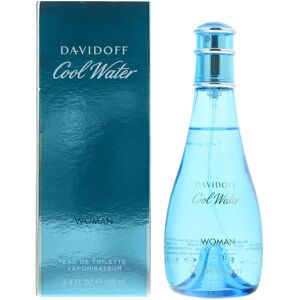 Davidoff Cool Water Woman Eau de Toilette 100ml For Her Davidoff Cool Water Woman Eau de Toilette 100ml For Her