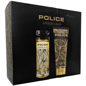 Amber Gold Police Woman Eau de Toilette Spray 100ml Perfumed Body Lotion 125ml Amber Gold Police Woman Eau de Toilette Spray 100ml Perfumed Body Lotion 125ml