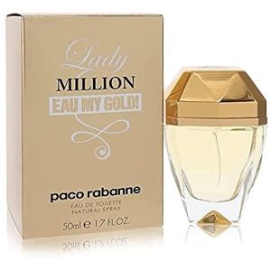 Paco Rabanne Lady Million Eau My Gold Eau de Toilette Spray for Women, 1.7 Ounce Paco Rabanne Lady Million Eau My Gold Eau de Toilette Spray for Women, 1.7 Ounce