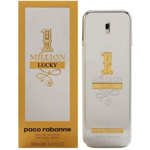 Paco Rabanne One Million Lucky Eau De Toilette Spray For Men 3.4 Ounce Paco Rabanne One Million Lucky Eau De Toilette Spray For Men 3.4 Ounce