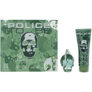 Police To Be Camouflage 2Pcs Gift Set: EDT 75ml - BodyLotion 100ml Men Police To Be Camouflage 2Pcs Gift Set: EDT 75ml - BodyLotion 100ml Men