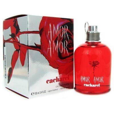 Amor Amor ~ Cacharel 3.4 oz / 100 ml Women Eau de Toilette New in Box Amor Amor ~ Cacharel 3.4 oz / 100 ml Women Eau de Toilette New in Box