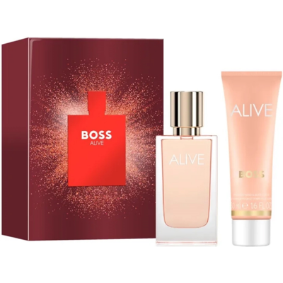 Hugo Boss Alive Eau de Parfum Gift Set - Eau de Parfum, Body Lotion, Women Hugo Boss Alive Eau de Parfum Gift Set - Eau de Parfum, Body Lotion, Women