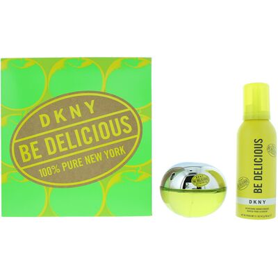 DKNY Be Delicious Gift Set - Eau de Parfum 100ml & Shower Mousse 150ml DKNY Be Delicious Gift Set - Eau de Parfum 100ml & Shower Mousse 150ml