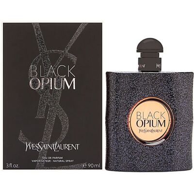 Yves Saint Laurent Black Opium for Women Eau De Parfum Spray 3 OZ. / 90 ml. Yves Saint Laurent Black Opium for Women Eau De Parfum Spray 3 OZ. / 90 ml.