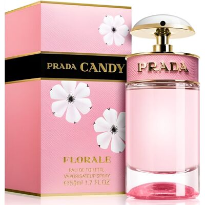 Prada Prada Candy Florale Eau de Toilette Spray - Women’s Floral Fruity Gourmand - 50ml Prada Prada Candy Florale Eau de Toilette Spray - Women’s Floral Fruity Gourmand - 50ml