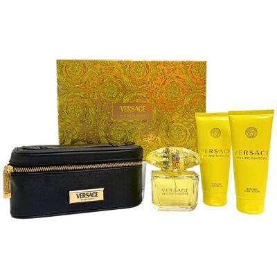 Versace Yellow Diamond Gift Set - Perfume, Lotion, Gel Versace Yellow Diamond Gift Set - Perfume, Lotion, Gel