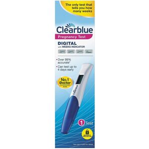 Clearblue Digital Pregnancy Test - Weeks Indicator - 1 Digital Test Clearblue Digital Pregnancy Test - Weeks Indicator - 1 Digital Test
