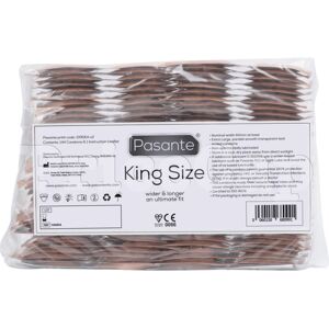144 x Pasante King Size Condoms Wider & Longer 60mm Width CE KiteMarked 144 x Pasante King Size Condoms Wider & Longer 60mm Width CE KiteMarked