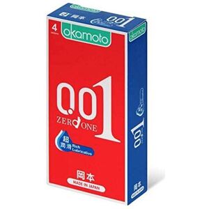 Okamoto 0.01 Rich Lubricative 4's Pack PU Condom Made in Japan Okamoto 0.01 Rich Lubricative 4's Pack PU Condom Made in Japan