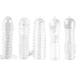 Unbranded G Delay Condom Set - Crystal Sheath With Large Granules For Extra Stimulation, L Unbranded G Delay Condom Set - Crystal Sheath With Large Granules For Extra Stimulation, L