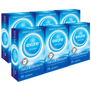 SOL (Natural, 98pk) 56-140pk Condoms Ribbed Natural Flavoured EXURE SOL (Natural, 98pk) 56-140pk Condoms Ribbed Natural Flavoured EXURE