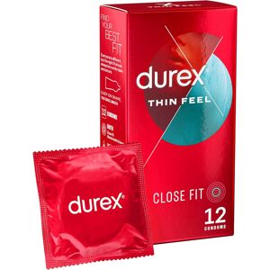 Durex Thin Feel Close Fit Condoms 12pk Durex Thin Feel Close Fit Condoms 12pk