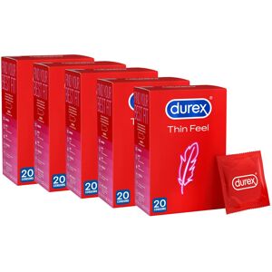 Durex Thin Feel Condoms, Pack of 100 Durex Thin Feel Condoms, Pack of 100