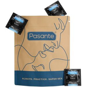 36 x Pasante Extra Condoms Bag 52mm Width Extra Thick Extra Lube 36 x Pasante Extra Condoms Bag 52mm Width Extra Thick Extra Lube