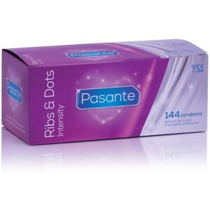 Pasante Ribs & Dots (Intensity) Condoms - Pack of 144 Pasante Ribs & Dots (Intensity) Condoms - Pack of 144