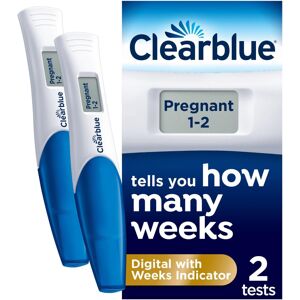 Clearblue Pregnancy Test - Digital with Weeks Indicator, The Only Test That Tell Clearblue Pregnancy Test - Digital with Weeks Indicator, The Only Test That Tell
