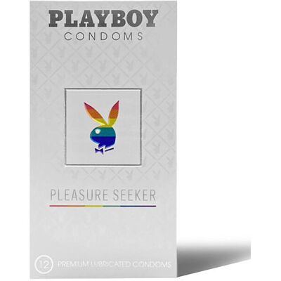 Playboy Condoms Pbc Pleasure Seek 12 count Playboy Condoms Pbc Pleasure Seek 12 count