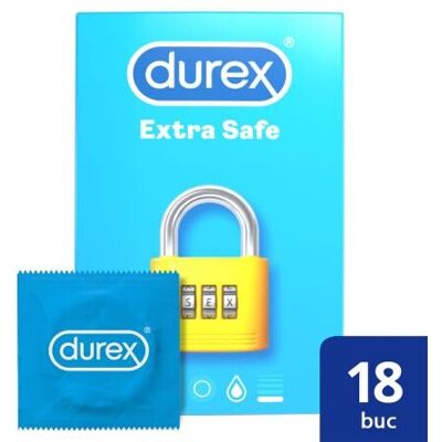Durex Extra Safe - Condoms - 18 pcs Durex Extra Safe - Condoms - 18 pcs
