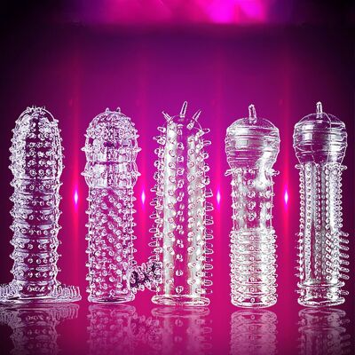 Unbranded - 5pc-set - G-Delay - Silicone - Condom Unbranded - 5pc-set - G-Delay - Silicone - Condom