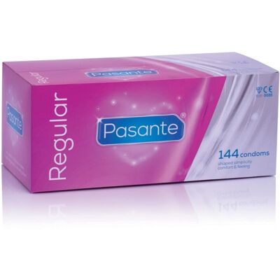 Pasante Regular Condoms - Pack of 144 Pasante Regular Condoms - Pack of 144