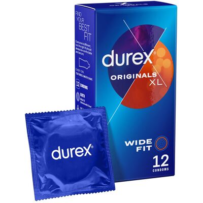 Durex Comfort XL Large Condoms for Men, Pack of 12 Durex Comfort XL Large Condoms for Men, Pack of 12