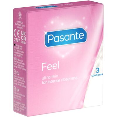 Pasante Sensitive (Feel) Condoms - Pack of 3 Pasante Sensitive (Feel) Condoms - Pack of 3