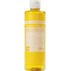 Dr Bronner's Dr Bronner Org Citrus Orange Pure Castille Liquid Soap 473ml Dr Bronner's Dr Bronner Org Citrus Orange Pure Castille Liquid Soap 473ml