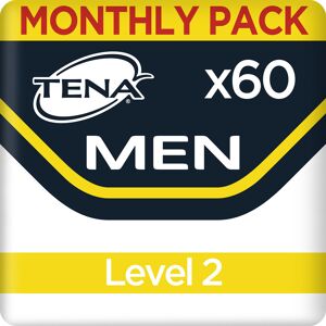 TENA Men Absorbent Protector, Level 2, for Moderate Bladder Weakness, Monthly Pa TENA Men Absorbent Protector, Level 2, for Moderate Bladder Weakness, Monthly Pa