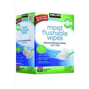 Kirkland Signature Moist Flushable Wipes - Enhanced Clean, Vitamin E & Aloe, Alc Kirkland Signature Moist Flushable Wipes - Enhanced Clean, Vitamin E & Aloe, Alc