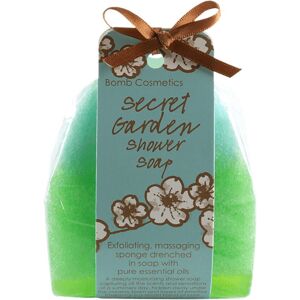 Bomb Cosmetics Secret Garden Soap Sponge - Body Wash - Exfoliating - Scented Bomb Cosmetics Secret Garden Soap Sponge - Body Wash - Exfoliating - Scented
