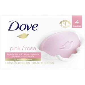 Dove Beauty Bar for Softer Skin Pink More Moisturizing Than Bar Soap 3.75 oz 4 B Dove Beauty Bar for Softer Skin Pink More Moisturizing Than Bar Soap 3.75 oz 4 B