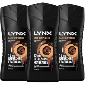 Lynx Black Dark Temptation Shower Gel - Deep Clean & Chocolate Scent Lynx Black Dark Temptation Shower Gel - Deep Clean & Chocolate Scent