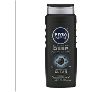Nivea, Men, Deep Clean Body Wash, Deep Active Clean, 500ml Nivea, Men, Deep Clean Body Wash, Deep Active Clean, 500ml