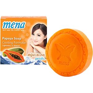 Unbranded Mena Papaya Cooling Refresh Soap 150g - Deep Cleansing, Brightening & Soothing A Unbranded Mena Papaya Cooling Refresh Soap 150g - Deep Cleansing, Brightening & Soothing A