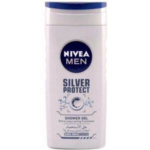 Nivea Men Silver Protect Shower Gel Multi-Use body face & hair 250ml Nivea Men Silver Protect Shower Gel Multi-Use body face & hair 250ml