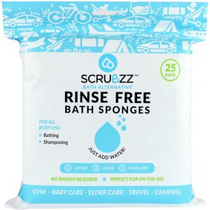 Scrubzz Disposable Bed Bath Wipes 25 Pack for Elderly Travel Camping Single Use Scrubzz Disposable Bed Bath Wipes 25 Pack for Elderly Travel Camping Single Use