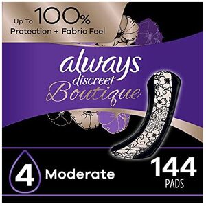 Always Discreet Boutique Incontinence & Postpartum Incontinence Pads for Women, Always Discreet Boutique Incontinence & Postpartum Incontinence Pads for Women,