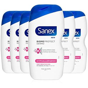 Sanex BiomeProtect Hypoallergenic Shower Gel 6x 450ml (6 pack) Sanex BiomeProtect Hypoallergenic Shower Gel 6x 450ml (6 pack)