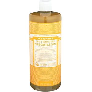 Dr Bronner's DR BRONNERS Organic Citrus Orange Pure-Castile Liquid Soap 946ml (PACK OF 1) Dr Bronner's DR BRONNERS Organic Citrus Orange Pure-Castile Liquid Soap 946ml (PACK OF 1)